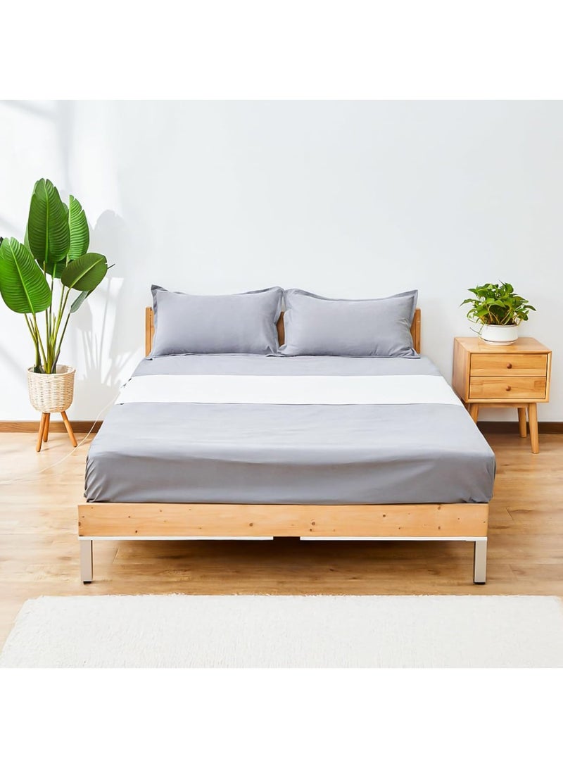 Grounding Sheet, Fits ALL Bed Sizes, Organic Cotton + Silver Fiber, 24" x 104" - Image 1