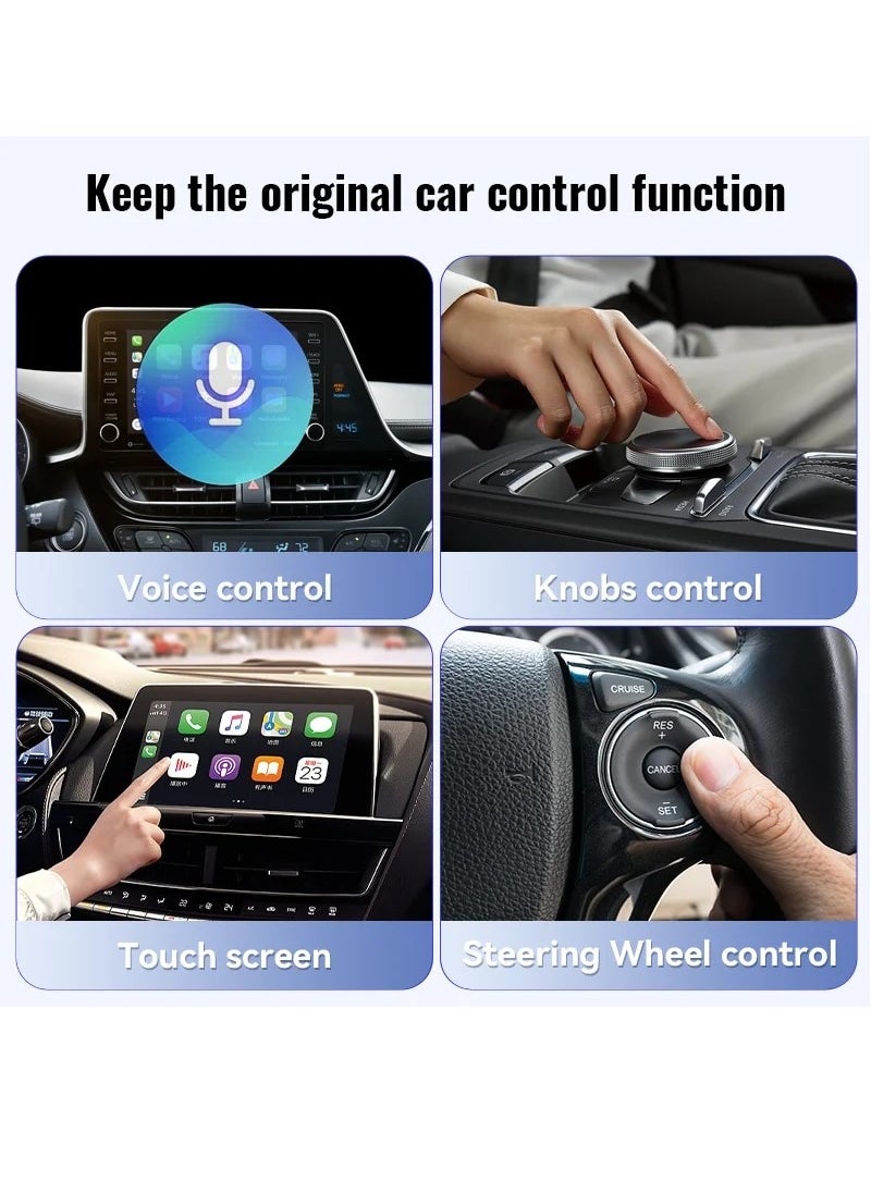 زودا - XUDA جديد لاسلكي CarPlay أندرويد السيارات محول لاسلكي ذكي صندوق صغير التوصيل والتشغيل واي فاي اتصال سريع عالمي - Image 1