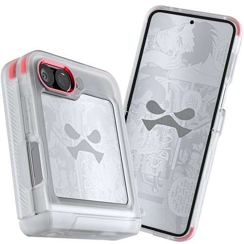 Ghostek Covert Clear Galaxy Z Flip 6 Case with Built-in Kickstand and Full Hinge Protection Shockproof Protective Phone Cover Designed for 2024 Samsung Galaxy Z Flip6 (6.7") (Clear) - Image 1