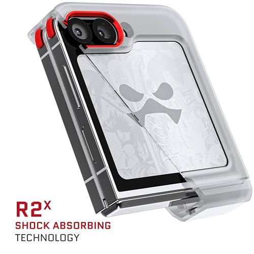 Ghostek Covert Clear Galaxy Z Flip 6 Case with Built-in Kickstand and Full Hinge Protection Shockproof Protective Phone Cover Designed for 2024 Samsung Galaxy Z Flip6 (6.7") (Clear) - Image 4