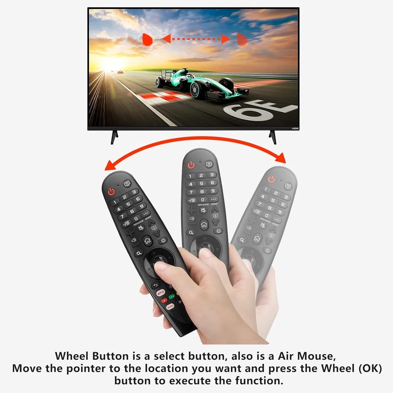 LOUTOC Replacement Remote Control for LG Smart TV with Magic Wheel Function, AN-MR20GA Compatible with AN-MR19BA, AN-MR18BA(NO Voice Function) - Image 4