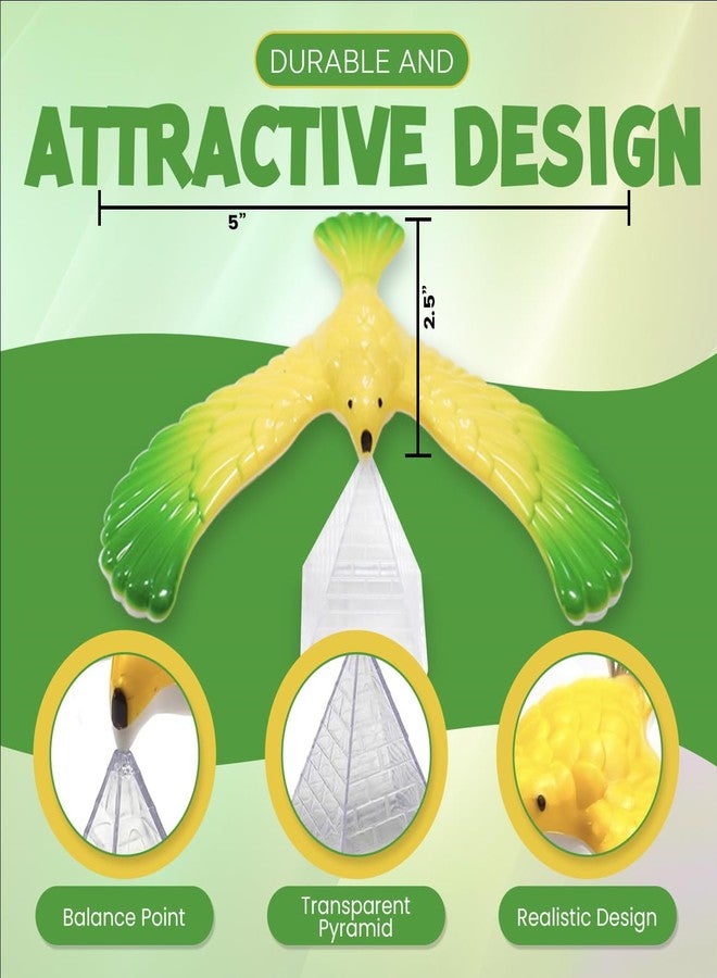Sensory4u مجموعة الطيور المتوازنة SENSORY4U - عبوة حفلات مكونة من اثني عشر طائر توازن - صندوق كنز مدرسي أو هدايا حفلات للأطفال - لعبة فيزياء لتطوير المهارات الحركية الدقيقة. - Image 2