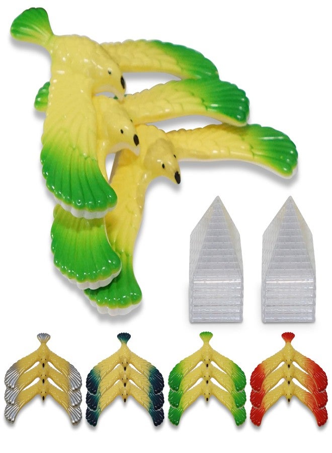 Sensory4u مجموعة الطيور المتوازنة SENSORY4U - عبوة حفلات مكونة من اثني عشر طائر توازن - صندوق كنز مدرسي أو هدايا حفلات للأطفال - لعبة فيزياء لتطوير المهارات الحركية الدقيقة. - Image 1