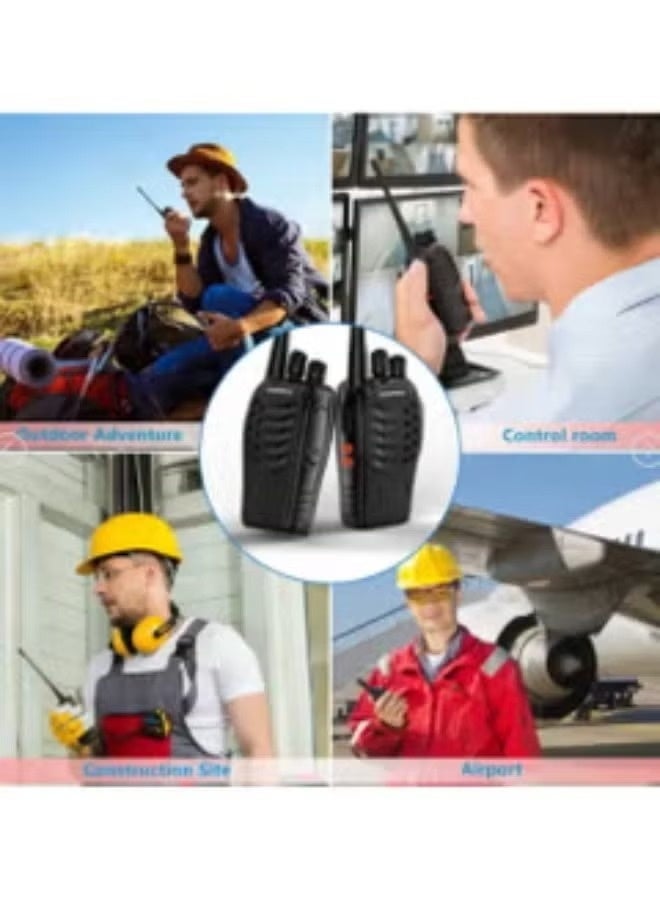 Baofeng Premium 888s Walkie Talkie Set 5W FM Two Way Radios Long Range, Durable Build, Easy to Use Ideal for Outdoor Activities, Events, Travel Rechargeable, Clear Communication - Image 4