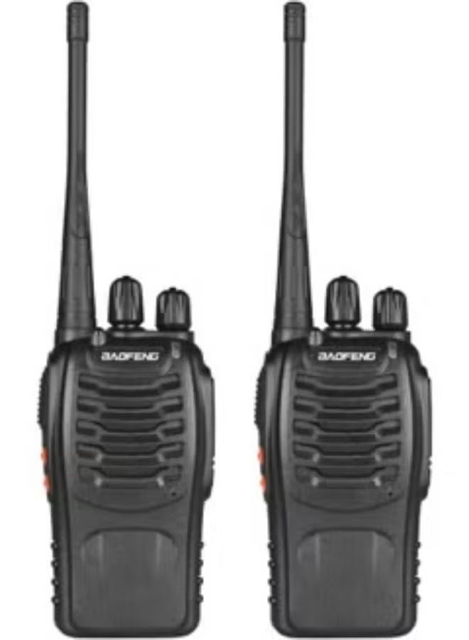 Baofeng Premium 888s Walkie Talkie Set 5W FM Two Way Radios Long Range, Durable Build, Easy to Use Ideal for Outdoor Activities, Events, Travel Rechargeable, Clear Communication - Image 1