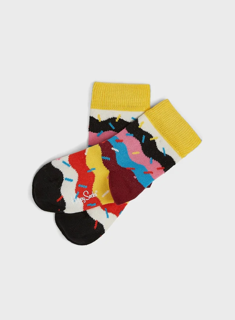 Happy Socks Kids Birthday Cakes Sprinkles Crew Socks