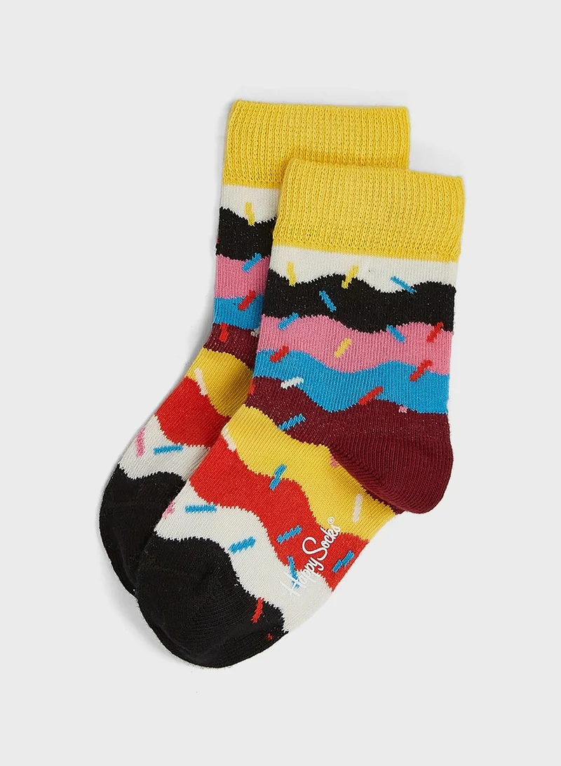 Happy Socks Kids Birthday Cakes Sprinkles Crew Socks