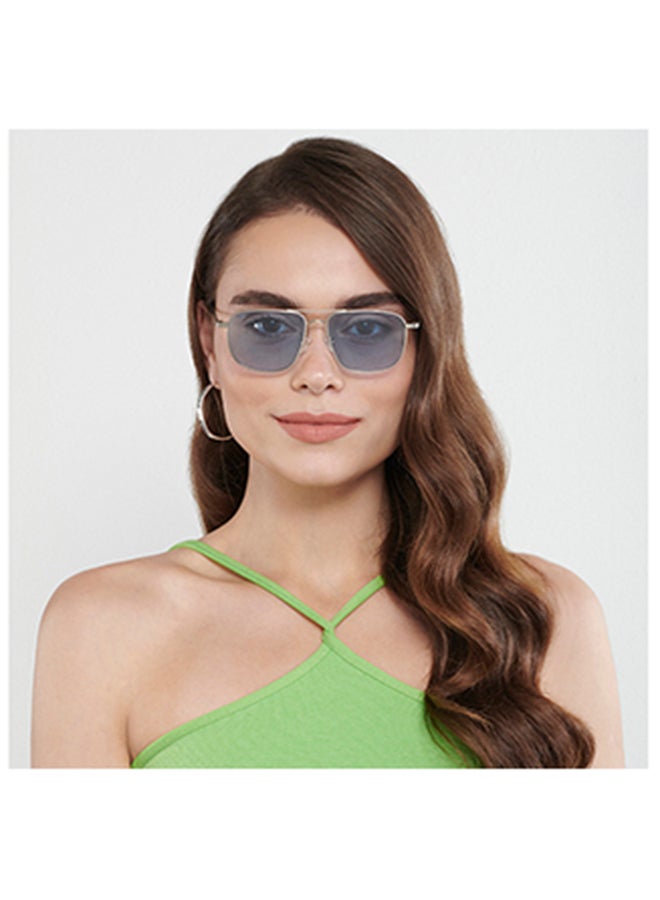 VINCENT CHASE Unisex Vintage Full Rim Polarized & UV Protected Square Sunglasses VC S13115 - Lens Size: 52mm - Gunmetal - Image 3