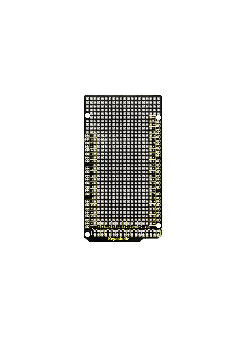 Keyestudio KEYESTUDIO 10PCS Proto Shield for Arduino Mega, Double Sided PCB Prototype Shield Solderable for Arduino Mega R3 2560  - Image 2