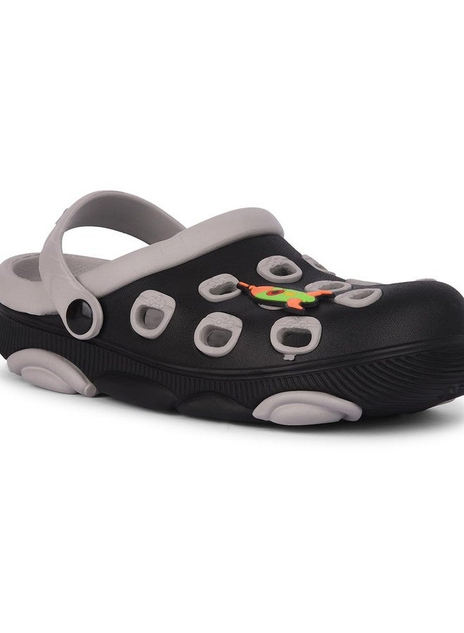 Liberty Lucy&Luke LPMXT-823 Casual Slingback Clogs for Kids with EVA Sole | Slip-On Breathable, Lightweight | Comfortable & Durable | Stylish Home Wear Footwear (Black - 30 EU) - Image 4