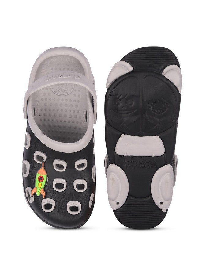 Liberty Lucy&Luke LPMXT-823 Casual Slingback Clogs for Kids with EVA Sole | Slip-On Breathable, Lightweight | Comfortable & Durable | Stylish Home Wear Footwear (Black - 30 EU) - Image 5