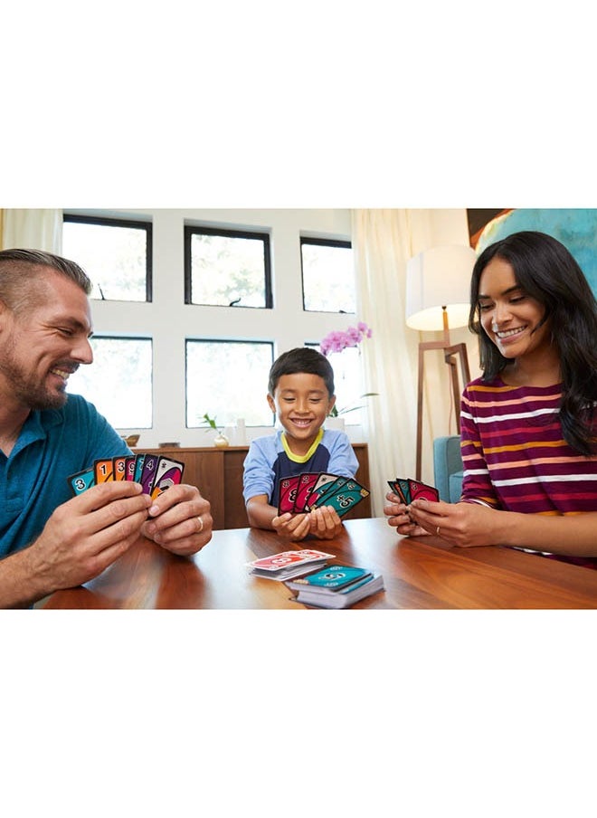 Mattel Games - Original UNO™ FLIP!™ Card Game – Double-Sided Deck with Light & Dark Sides, New Action Cards, FLIP Card, Ideal for Kids & Adults, Ages 7+ - Image 1