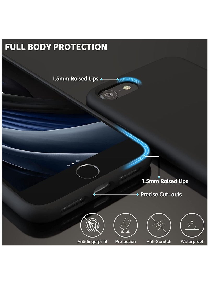 LEDIN iPhone SE 2022 Case, iPhone SE 2020 Phone case, iPhone 7/8 case Liquid Silicone Gel Rubber Phone Case, iPhone SE/8/7 4.7" Full Body Slim Soft Microfiber Lining Protective Case - Image 2