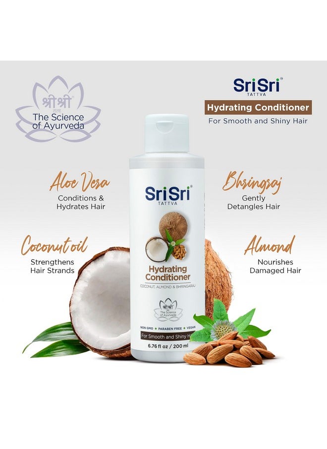Sri Sri Tattva - Ri Sri Tattva Hydrating Conditioner For Smooth And Shiny Hair Ayurvedic Hair Conditioner With Bhringraj And Aloe Vera To Restore Hair Shine And Moisture Natural Hair Care Treatment (200 Ml) - Image 1