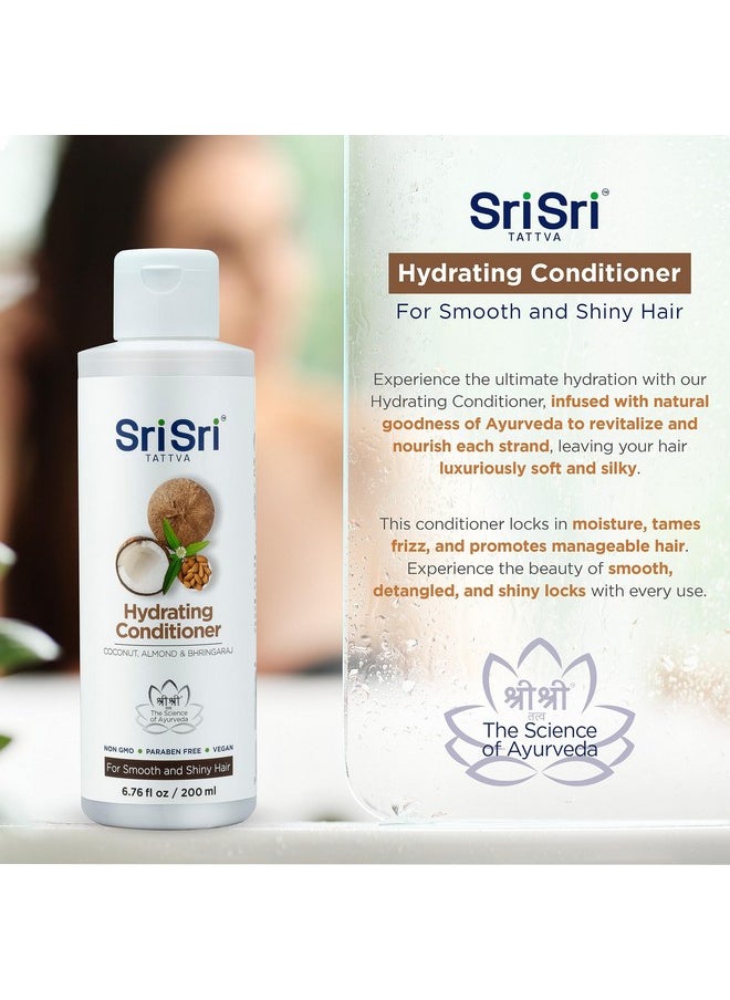 Sri Sri Tattva - Ri Sri Tattva Hydrating Conditioner For Smooth And Shiny Hair Ayurvedic Hair Conditioner With Bhringraj And Aloe Vera To Restore Hair Shine And Moisture Natural Hair Care Treatment (200 Ml) - Image 1