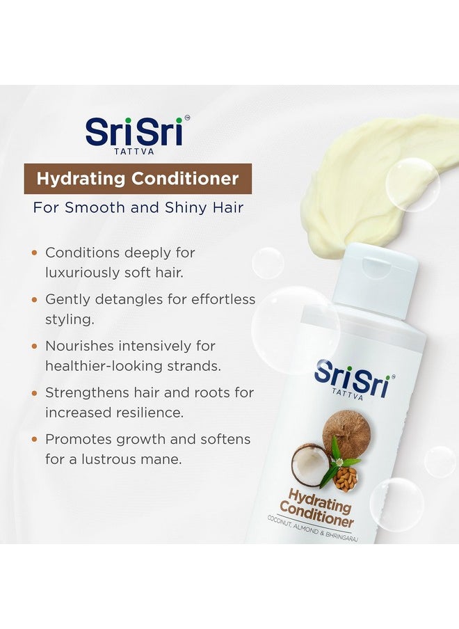 Sri Sri Tattva - Ri Sri Tattva Hydrating Conditioner For Smooth And Shiny Hair Ayurvedic Hair Conditioner With Bhringraj And Aloe Vera To Restore Hair Shine And Moisture Natural Hair Care Treatment (200 Ml) - Image 1