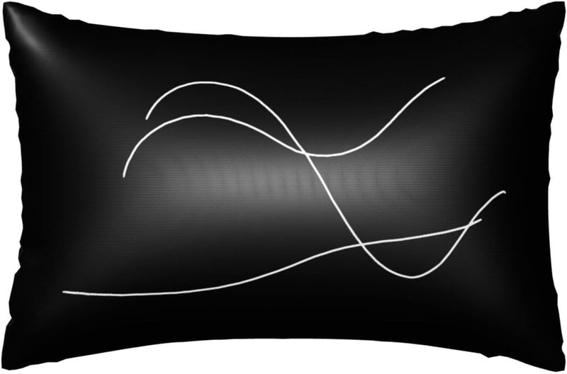 Ubouigr Satin Pillowcase with Zipper 20x30in,Soft and Cozy Pillow case for Hair and Skin,The Beauty of Line Art Pillow Cover,Gifts for Men - Image 1