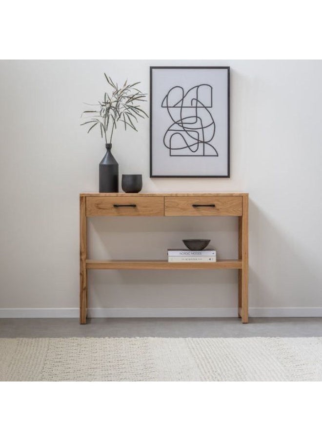 Art Wood Console Tables 35x110x90 Cm-Light Brown 