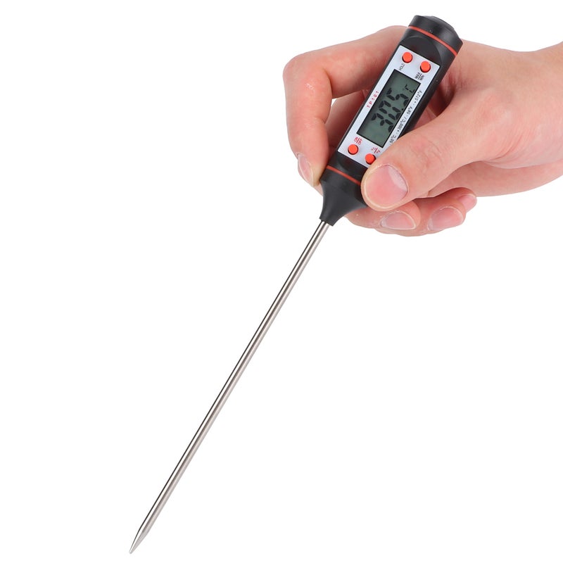 Digital Food Thermometer Probe Cooking Meat Thermometer with Storage Box for BBQ Kitchen Tools - Image 5