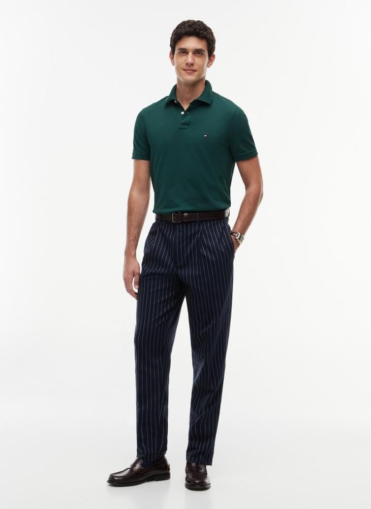 TOMMY HILFIGER 1985 Collection Flag Embroidery Regular Fit Polo Shirt - Image 5