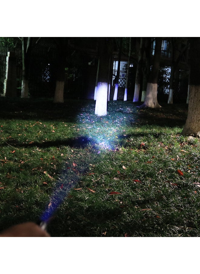 Generic - Portable Strong Light Rechargeable T6 Outdoor Mini Long-range Light A100 Tactical 10Wled Aluminum Alloy P50 Flashlight-Product Specifications:T6 Lamp Beads Single Flashlight Bubble Bag - Image 1