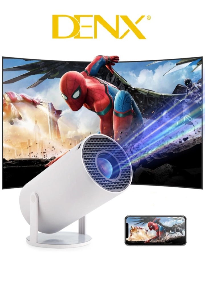 Denx - Smart Projector Professional Viewing Experience with 1080p FHD Resolution With LED lighting digital Keystone technology and Bluetooth and Wi-Fi connectivity. - Image 1