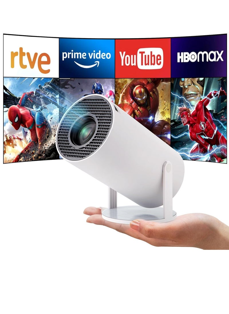 Denx - Smart Projector Professional Viewing Experience with 1080p FHD Resolution With LED lighting digital Keystone technology and Bluetooth and Wi-Fi connectivity. - Image 1