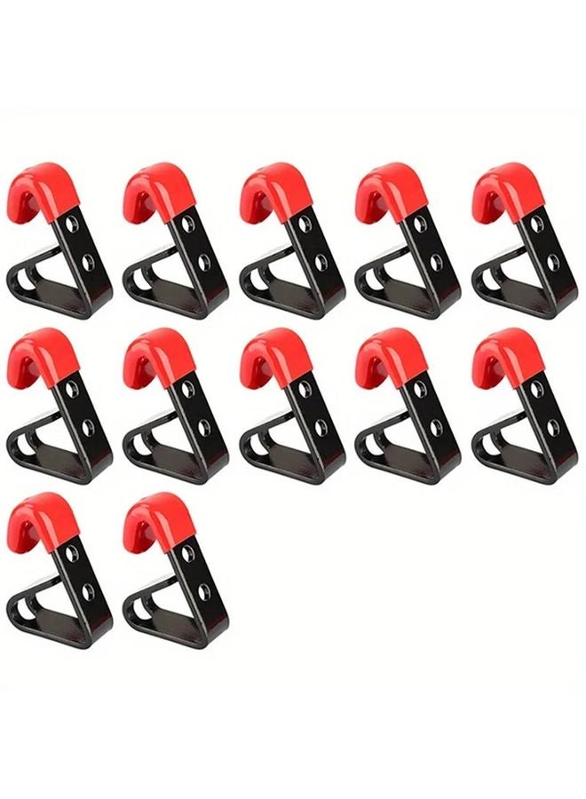 12pcs Heavy Duty Car Rim Wheel Display Hooks Wall Mount Space Saving Utility Hooks - Image 2