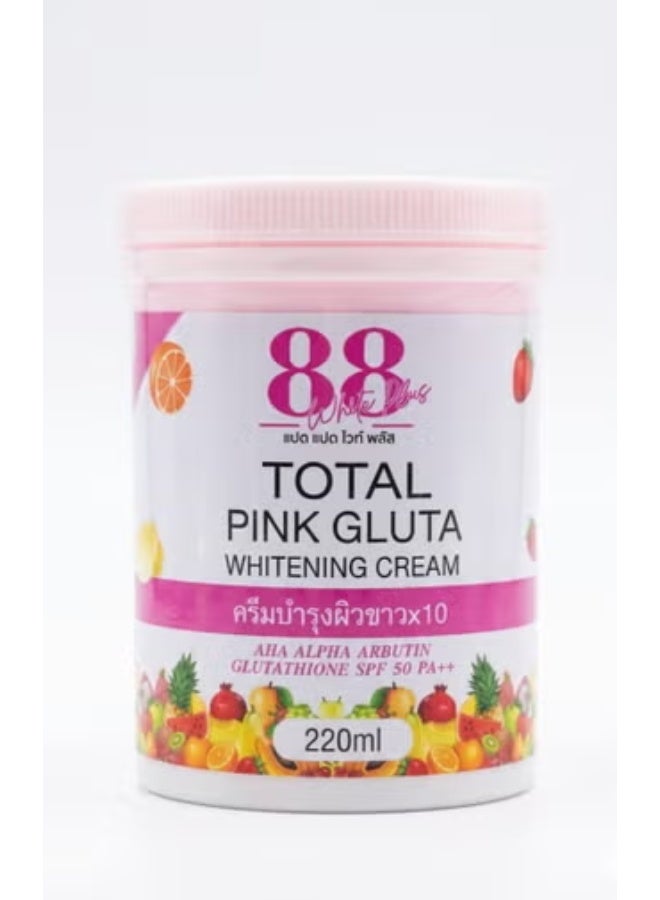 Total Pink Gluta Whitening Cream 220ml