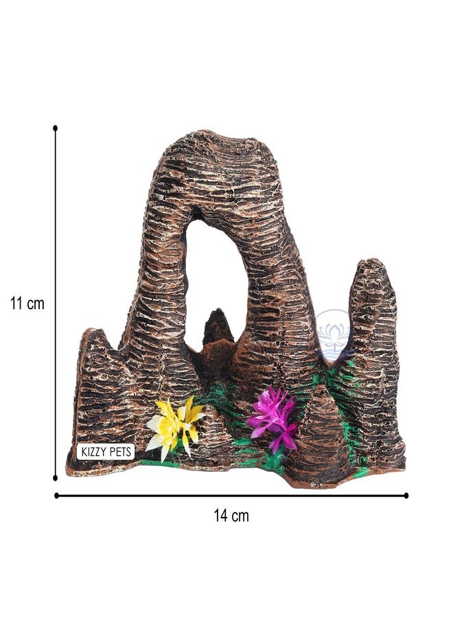 Kizzy Pets Ancient Look Cave for Aquarium Pond Fountains and Water Fall Decor - Image 3