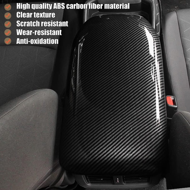 YOFAMO غطاء صندوق ذراع الراحة من ألياف الكربون YOFAMO ABS لسيارة RAV4 2019-2022 - Image 5