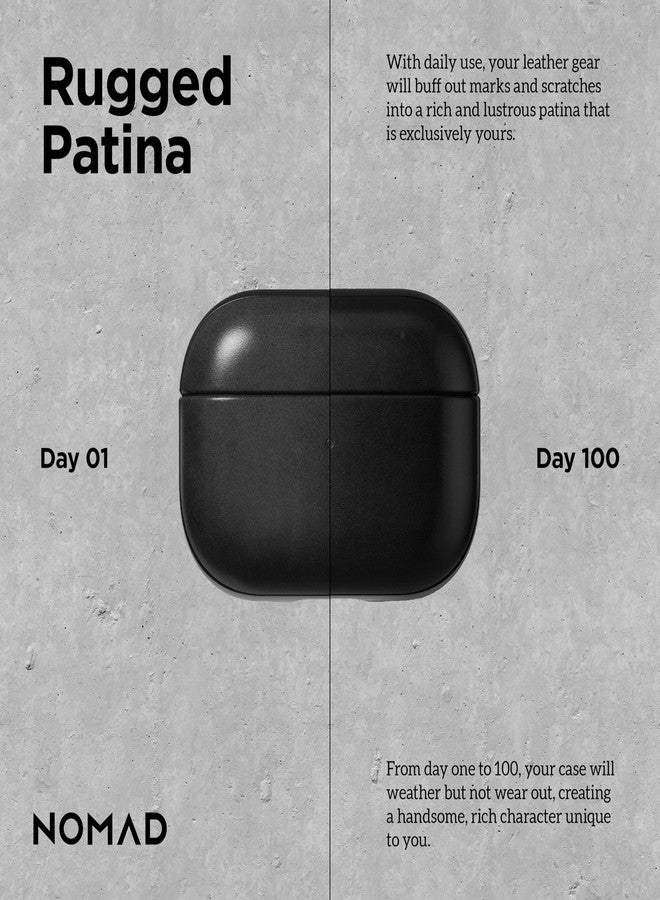 Nomad Airpods Pro 2 Case in Black Horween Leather, AirPods Pro 2nd gen Case Cover, Compatible with AirPods Pro Case 1st gen and 2nd, Case Cover, Qi and MagSafe Charging Compatible - Image 3