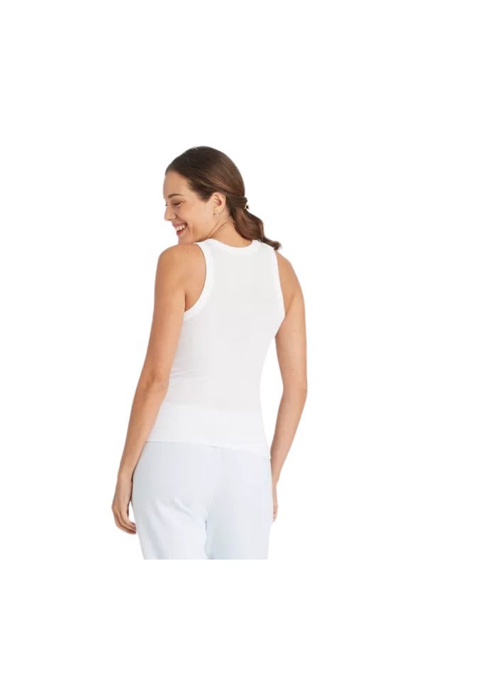 Tavi Perfect Fit Rib Tank White - Image 2