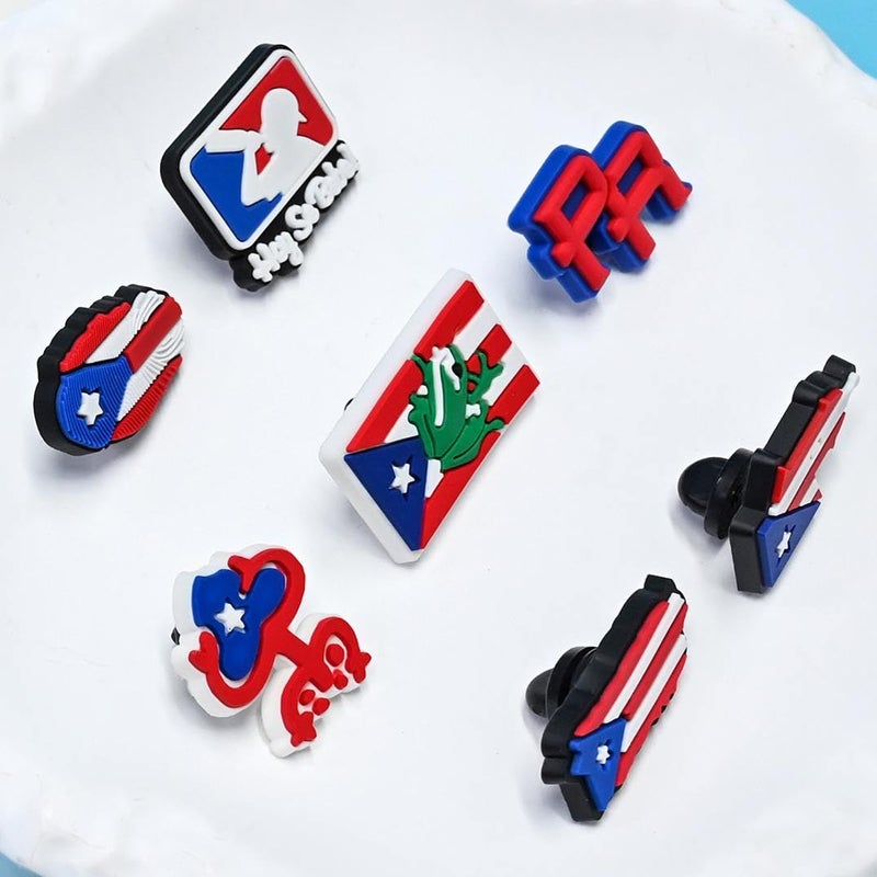 YEALQUE 30PCS Puerto Rico Pins for Backpack Puerto Rico Pin BBulk for Badge/Jackets/Hats/Bag/Shoes/Landyards Teens Men Women Gifts - Image 5