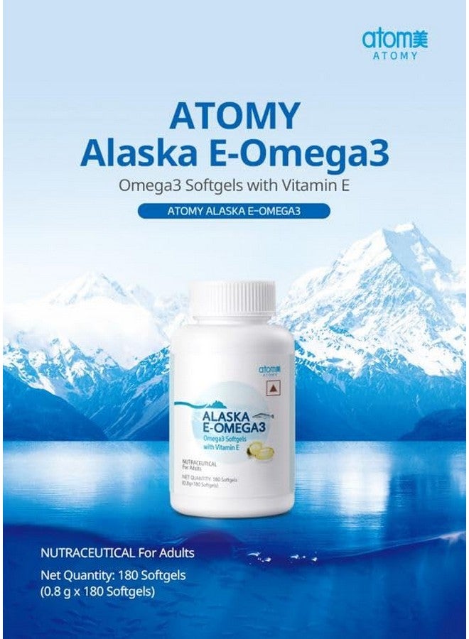 BARETH BROTHERS Atomy Alaska E-Omega3 Softgels with Vitamin E, 180 Softgels, 0.8g Each,  - Image 2