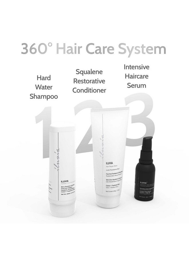 iluvia Professional Sulphate Free Shampoo (Unique Micro Emulsion Formula Prevents Frizz Breakage Dryness For Stronger Hair) 200Ml - Image 5