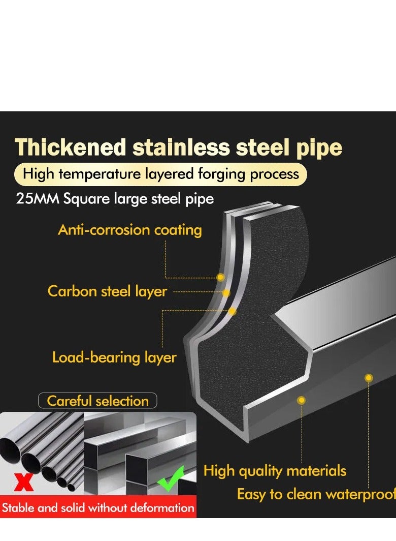 غسالة ثلاجة غسالة غسالة صلبة من الفولاذ المقاوم للصدأ قاعدة قابلة للتعديل ثقيلة - Image 5