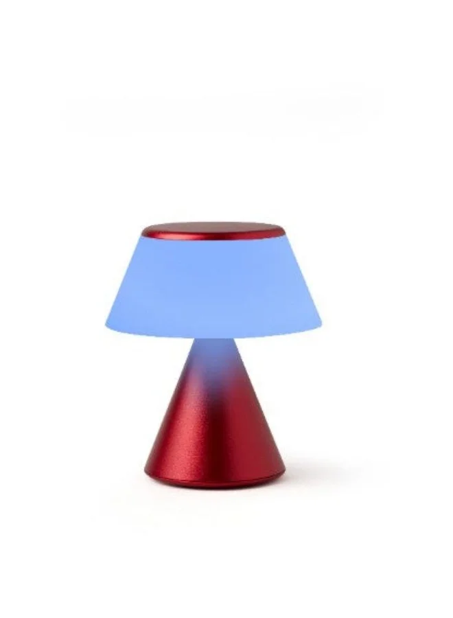 LEXON DARK RED Luma S Portable LED Lamp With Synchronization Feature  | Best Price UAE