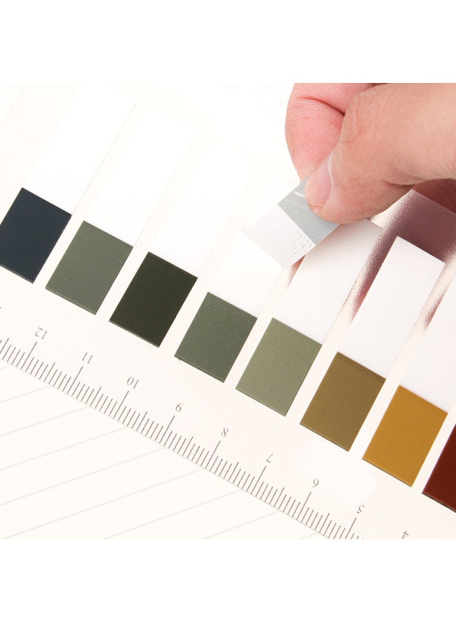 HELPS Morandi Color Wind Sticky Notes Pet Small Fresh Classified Label Stickers Notes - Image 3