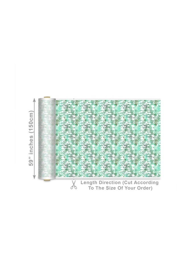 فيلاتو Ø§Ù„Ù„ÙŠÙ„ Ø¹Ø±Ø§Ù…Ù†ÙŠ Ù‚Ù…Ø§Ø´ Ø­Ø±ÙŠØ± Ø¨Ø§Ù„ÙŠØ§Ø±Ø¯Ø© Ø¬Ù„Ø§Ø¨ÙŠØ§Øª Ù†Ø®ÙŠÙ„ Ø®Ø¶Ø±Ø§Ø¡ Ù…Ø®ÙˆÙŠØ± Ø®ÙŠØ§Ø·Ø© 58 Ø¨ÙˆØµØ© Ø¹Ø±Ø¶ - Image 2