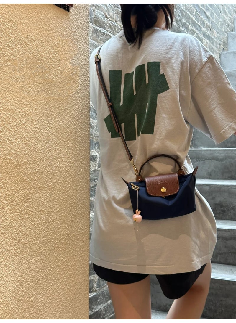 Longchamp Le Pliage shoulder strap mini Shoulder Straps women's Classic Fashion Versatile Mini Makeup Bag, Handbag, Shoulder Bag, - Image 4