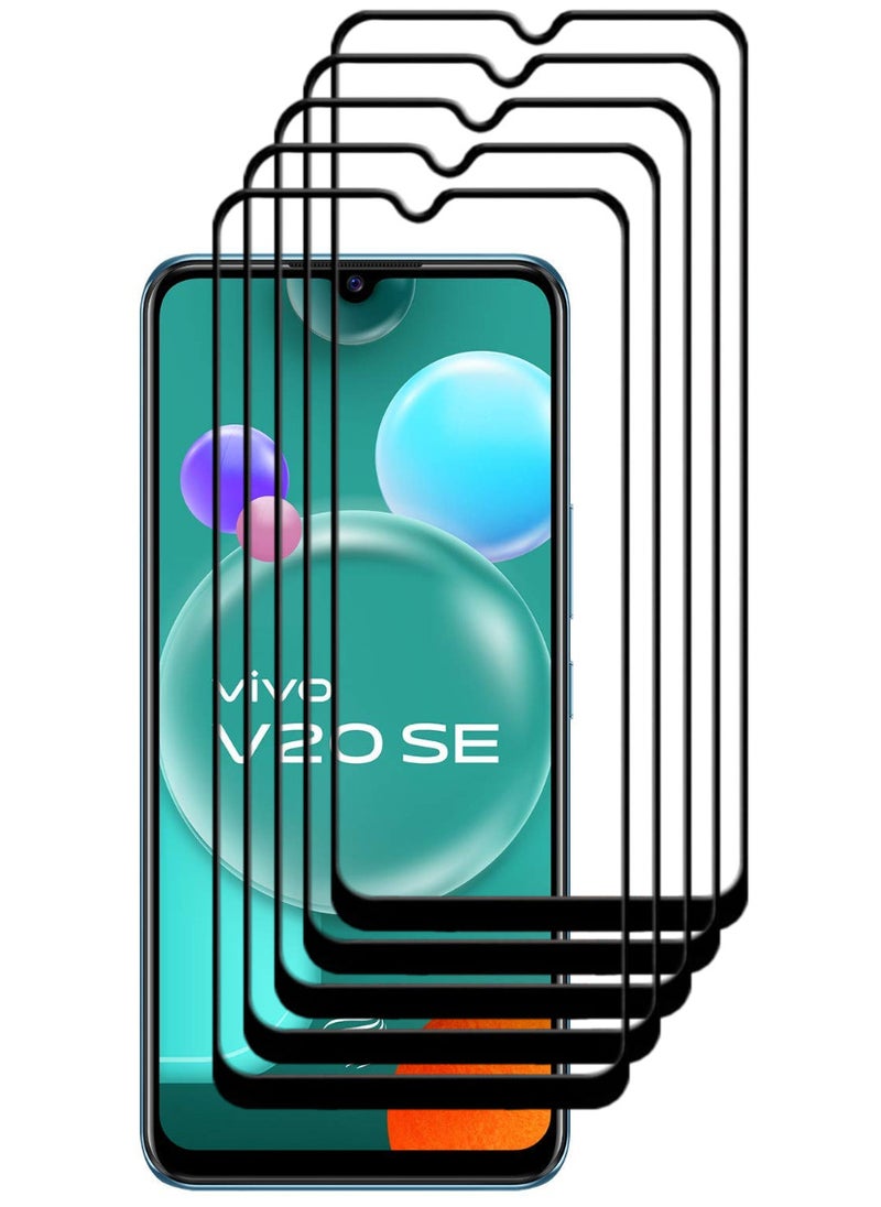 ACLIX 5 Pieces Antistatic ESD Dustproof Premium Quality High Definition Tempered Glass Screen Protector Designed For vivo V20 SE - Image 1