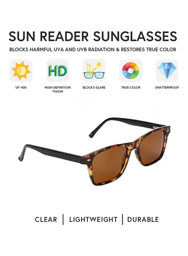 TIJN TIJN Retro Fashion Polarized Square Sunglasses Suitable for Men and Women  - Image 2