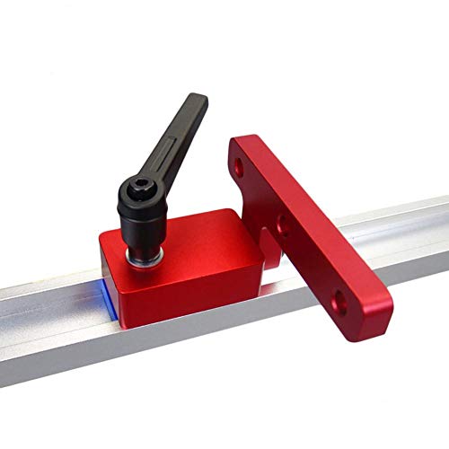 Evwoge Miter Track Stop for 30MM T-Slot T-Tracks Fence Chute Limiter Woodworking DIY - Image 5