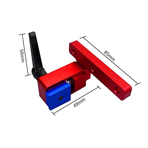 Evwoge Miter Track Stop for 30MM T-Slot T-Tracks Fence Chute Limiter Woodworking DIY - Image 2
