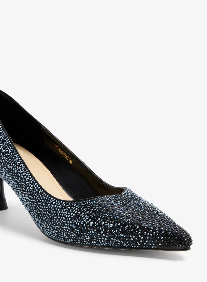 Lorianne  sanjana - Crystal  pumps for Women | Best Price UAE