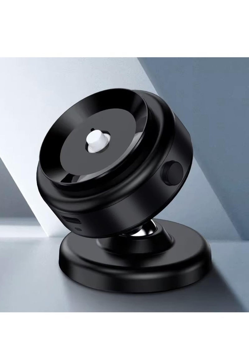New Magnetic Suction Phone Holder for Car, Mirror, Gym - 360°Rotation Magnetic Car Cell Phone Holder - Compatible with Metal and Glass Surface (Black) - Image 3