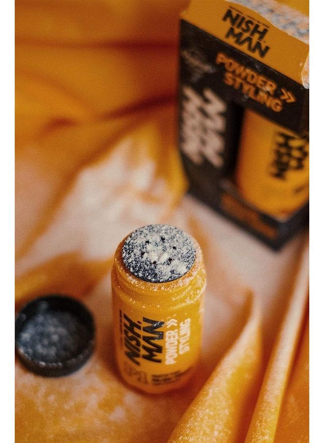 NISHMAN بودرة تصفيف الشعر P1 20 جرام. بودرة مات ومرتفعة الحجم مع أقصى تحكم - تصميم أنيق، سهولة الاستخدام، ثبات مرن وطويل الأمد للمنتج للمحترفين في الحلاقة. - Image 3