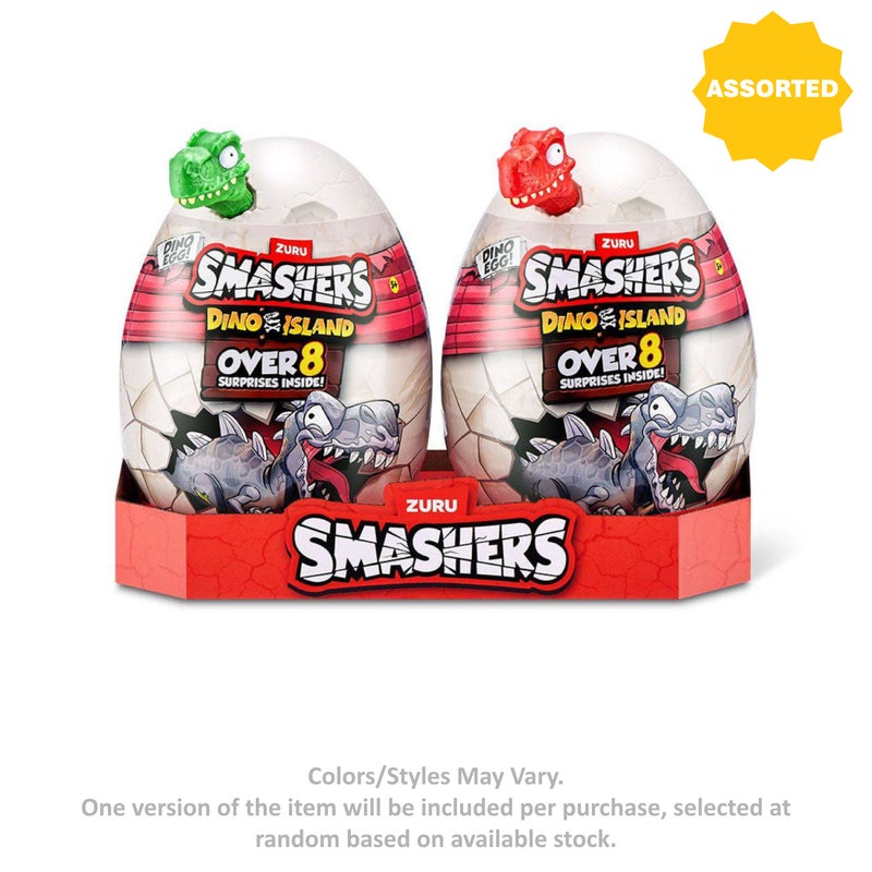 Smashers Dino Island Egg Capsule 2-Pack (Assorted) - Image 1