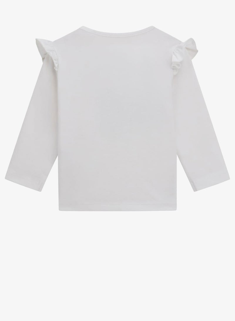 GUESS Kids Slogan Crew neck T-Shirt - Image 2